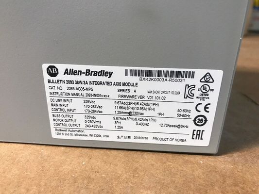 ALLEN-BRADLEY 2093-AC05-MP5 Kinetix 2000 Integrated Axis Module and  Axis Module