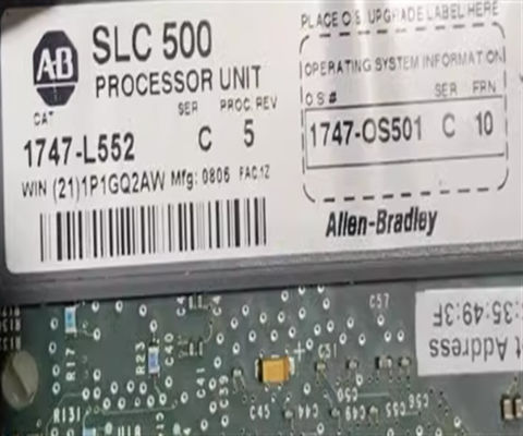 Allen-Bradley 1747-L552  SLC 500 SLC 5/05 Processor, 32K Memory