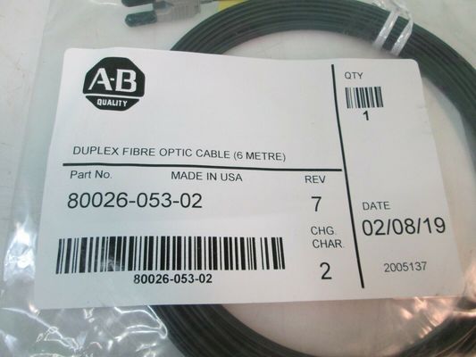 ALLEN-BRADLEY 80026-053-02 Duplex Fibre Optic Cable 6M
