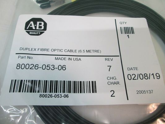 ALLEN-BRADLEY 80026-053-06 Duplex Fibre Optic Cable 5.5M