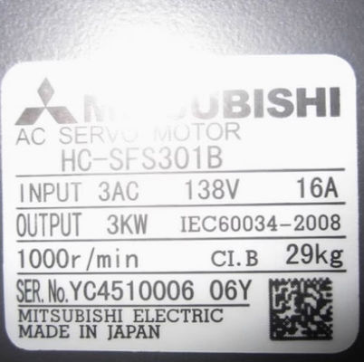 Mitsubishi AC servo motor HC-SFS301B Operational Amplifiers Industrial Servo Motor