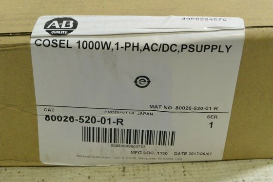ALLEN-BRADLEY 80026-520-01-r 1500W 1PH AC/DC POWER SUPPLY