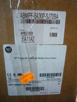 ALLEN-BRADLEY MPF-B430P-SJ72BA MP-Series MPF 480V AC Rotary Servo Motor