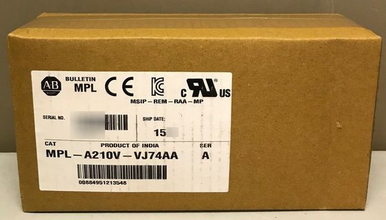 ALLEN-BRADLEY MPL-A210V-VJ74AA MP-Series MPL 240V AC Rotary Servo Motor