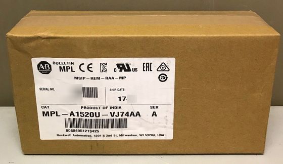 ALLEN-BRADLEY MPL-A1520U-VJ74AA MP-Series MPL 240V AC Rotary Servo Motor
