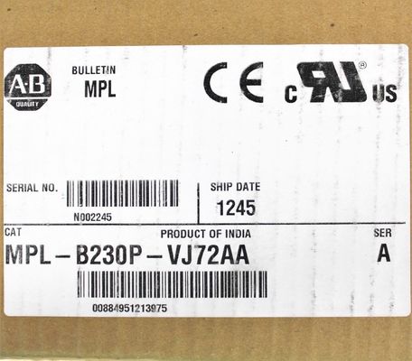 ALLEN-BRADLEY MPL-B230P-VJ72AA MP-Series MPL 480V AC Rotary Servo Motor