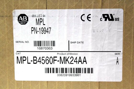 ALLEN-BRADLEY MPL-B4560F-MK24AA MP-Series MPL 480V AC Rotary Servo Motor