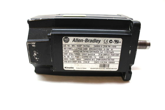 ALLEN-BRADLEY MPM-B320P-MJ72AA MP-Series MPL 480V AC Rotary Servo Motor