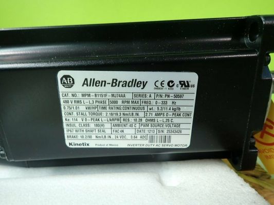 ALLEN-BRADLEY MPM-B1151F-MJ72AA MP-Series MPM 480V AC Rotary Servo Motor
