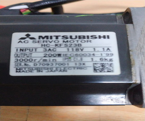 Mitsubishi  HC- KFS23B  AC Servo Motor AC Servo Amplifier