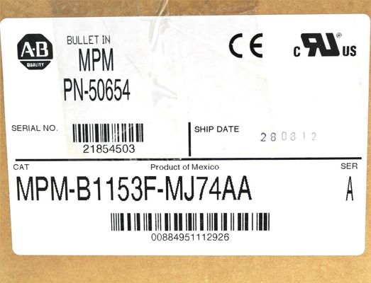 ALLEN-BRADLEY A20B-0007-0361 MP-Series MPM 480V AC Rotary Servo Motor