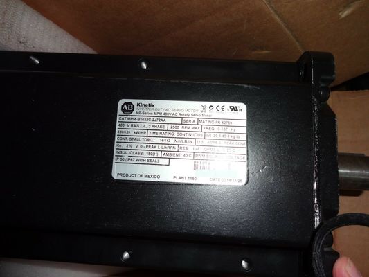 ALLEN-BRADLEY MPM-B1652C-2J72AA MP-Series MPM 480V AC Rotary Servo Motor