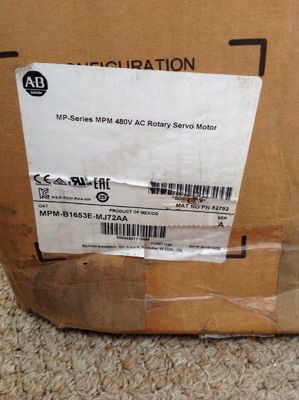 ALLEN-BRADLEY MPM-B1653E-MJ72AA MP-Series MPM 480V AC Rotary Servo Motor