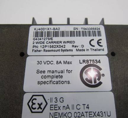 EMERSON DELTAV KJ4001X1-BA2 POWER CONTROLLER 2 WIDE CARRIER