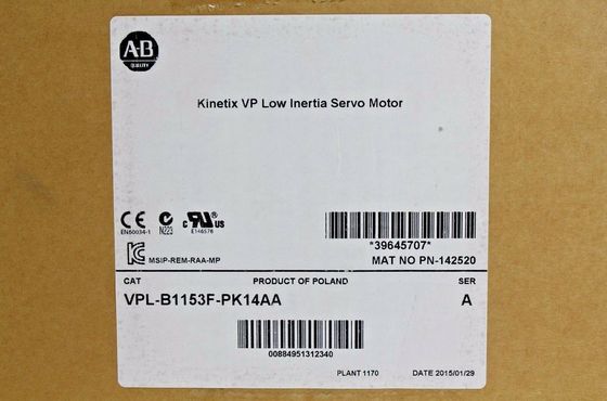 ALLEN-BRADLEY VPL-B1153F-PK14AA Kinetix VP Low Inertia Servo Motor