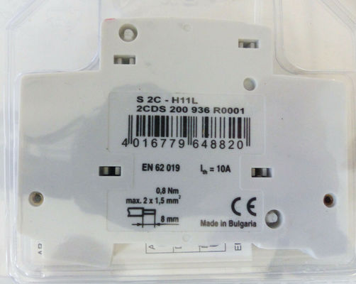 ABB 2CDS200936R0001 S2C-H11L Auxiliary Contact Block Industrial Servo Drive CE Certified