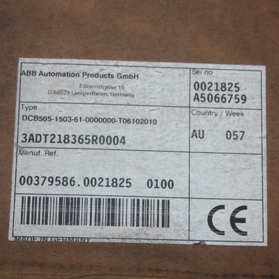 ABB 3ADT218365R0004 DCB505-1503-61-0000000-T06102010