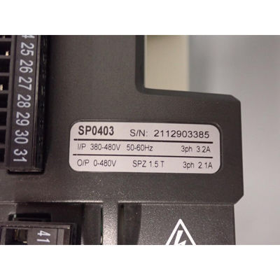 EMERSON SP0403 Universal Variable Speed AC drive for induction and servo motors