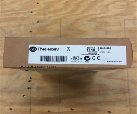 1746-NO8V Allen-Bradley 1746 Analog Output Module Part number 1746-NO8V Temperature Rating -20...55 Â°C -4...131 Â°F
