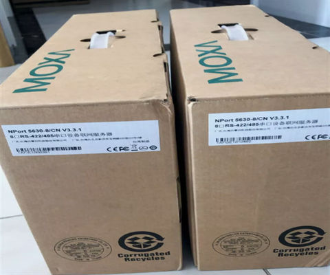 One New Moxa NPORT5630-8 8-port 422/485 Rack Serial Device Server