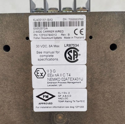 Emerson DELTAV KJ4001X1-CH1 12P1811X012 RTD Terminal Block