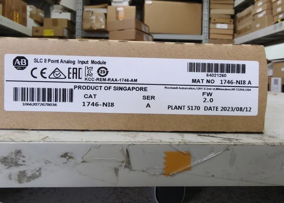 Digital I O Module original packaged AB 1746-NI8 SER A SLC 500 analog input module 1746NI8