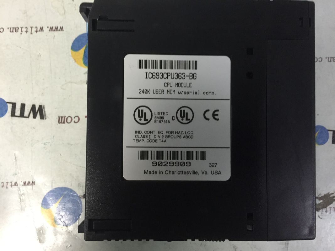 GE Fanuc IC693CPU363  Series 90-30 Processor module 240K Bytes RAM and Flash