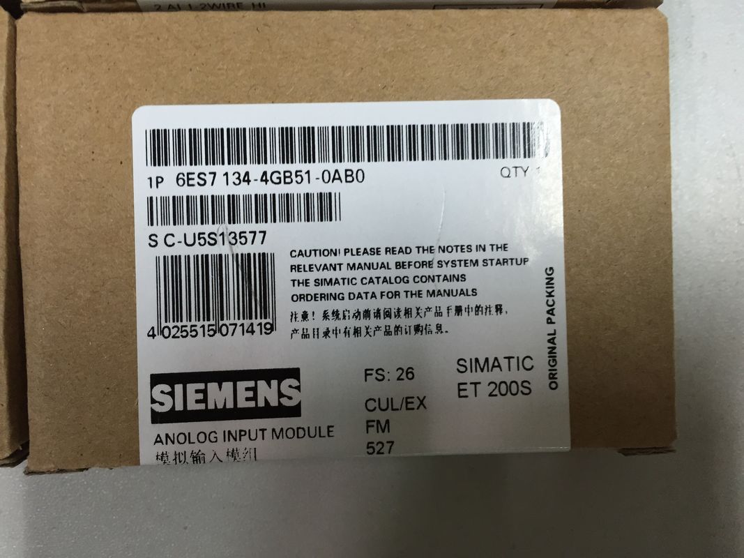 6ES7134-4GB51-0AB0 Siemens  2AI High Speed I-2-wire 4-20 mA Electronics module