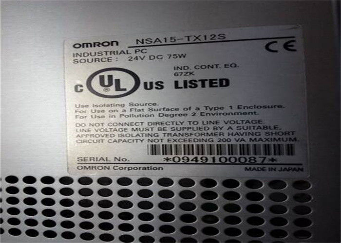 Omron NSA15-TX12S INDUSTRIAL COMPUTER 512 MB INTERNAL MEMORY 24 VDC 75 W
