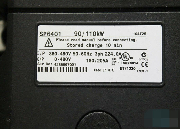 Nidec Control Techniques Unidrive SP6401 90kw/110kW Inverter 0-480V 180-205A Servo Drive
