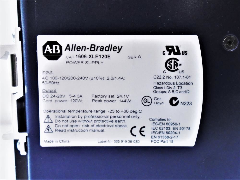 AB 1606-XL120E-3 Power boost up to 144 W  3 phase wide range input High overload current