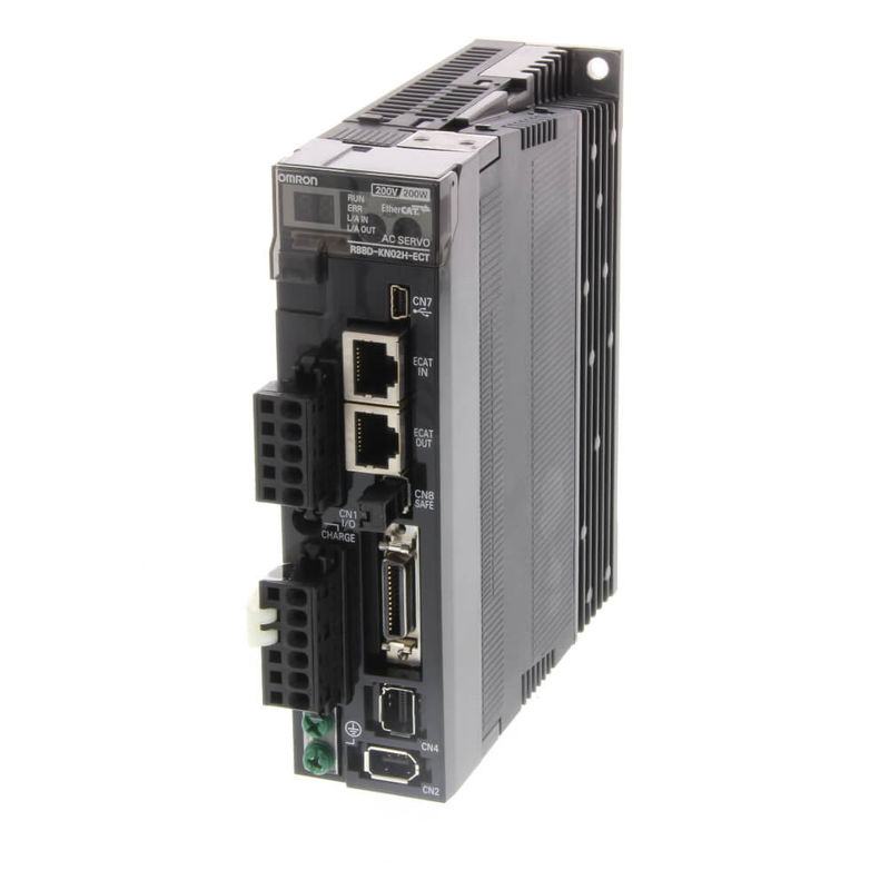 OMRON R88D-KT02L SERVO DRIVER 2.5A 120V LOAD 200 W 230 VAC from 50 W to 1.5 kW