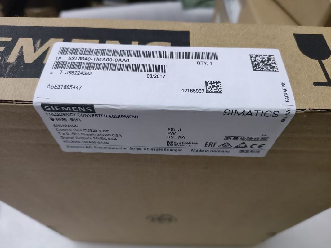 Siemens 6SL3040-1MA00-0AA0 CU320-2 DP WITH PROFIBUS INTERFACE WITHOUT COMPACT FLASH CARD.