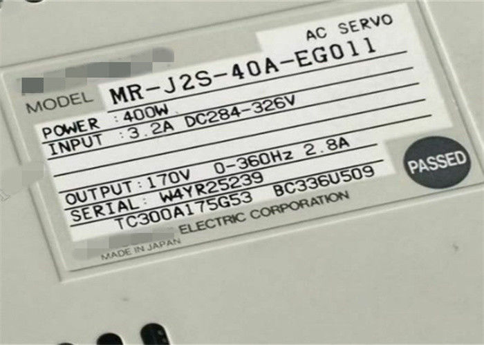 Mitsubishi Industrial AC SERVO Amplifier MR-J2S-40A-EG011 Drive 400W 170V 2.8A NEW