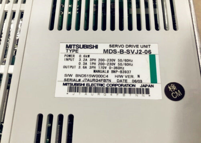 Electric Mitsubishi Ac Servo Drive , MDS-B-SVJ2-06 Industrial AC Servo Spindle Drive