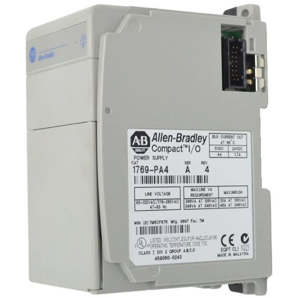 AB  1769-PA4 120/220 VAC OUTPUT 18 WATT 25 AMP POWER SUPPLY 170-265 VAC INPUT