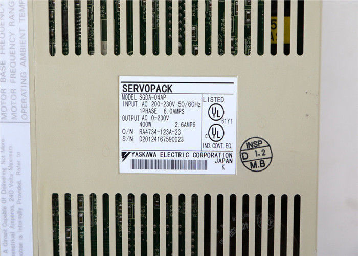 SGDA-04AS Yasakawa  Ac Servo Motor Drive  0.53 HP 200 V POWER SUPPLY
