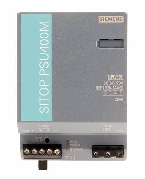 SIEMNES 6EP1536-3AA00  SITOP PSU400M 20 A DC/DC converter input: 600 V DC output: 24 V DC/20 A