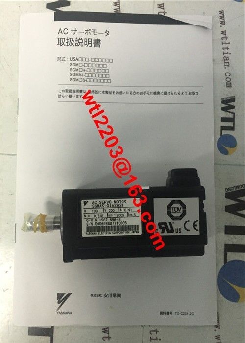 Yaskawa AC Industrial Servo Motor SGMAS-01A2A21 100W  200V BRAND NEW