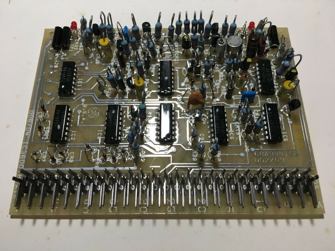 IC3600VMPA1 circuit board produced by General Electric featured in the Mark I and Mark II line