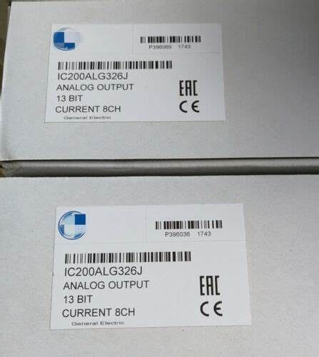 GE  IC200ALG326 including ripple; 2A inrush maximum, 100 mA maximum (no load), 185 mA maximum