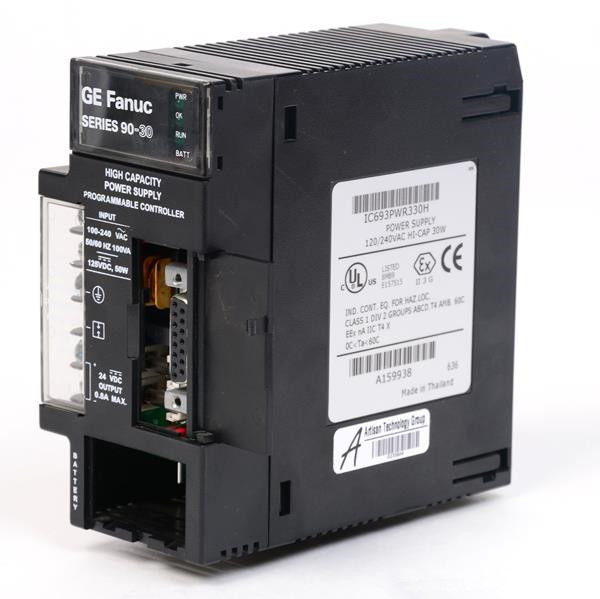 GE IC220PWR003 5 Volts DC And 3.3 Volts DC 1.5 A Minus The 3.3 V Current Used 1.5 A Maximum