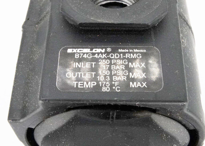B74G-4AK-QD1-RMG Filter Metal Bowl With Sight Glass With Gauge 1/2&quot; PTF Ports