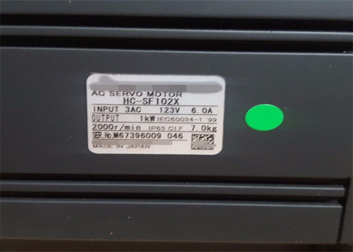 1KW Mitsubishi Industrial Control Electric Motor HC-SF102X 3 Phase AC Servo Motor