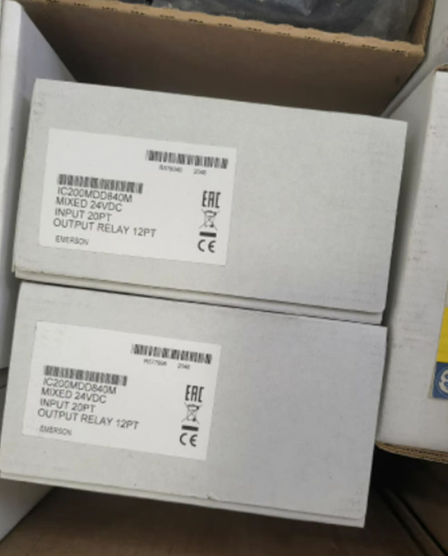 IC200MDD840  20 discrete inputs and 12 relay outputs grouped into two rows of 10