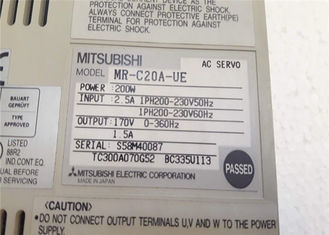 Mitsubishi 3 Phase Industrial Amplifier MR-C20A-UE Servo Motor Drive 200W Output 1.5A 3AC