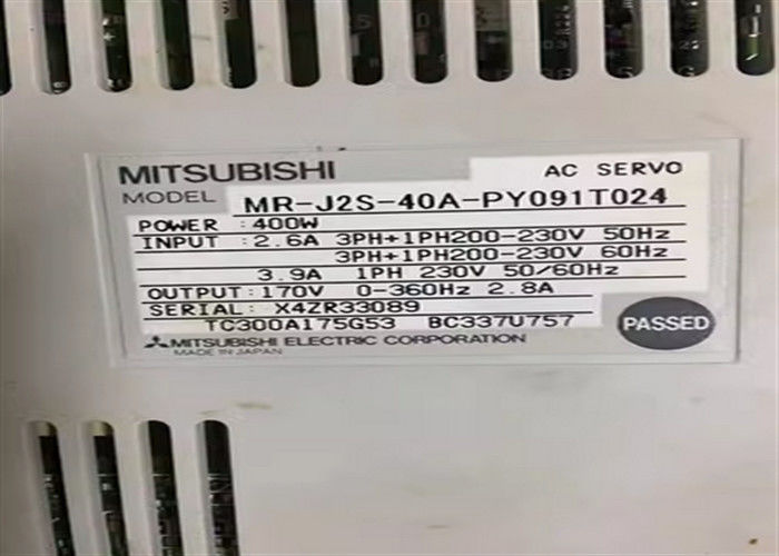 Japan Made High Torque DC Servo Motor MR-J2S-40A-PY091 for Industrial Machinery