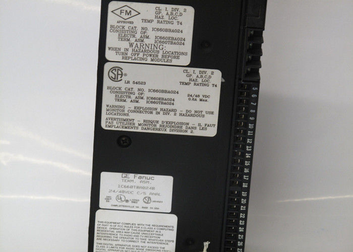 IC660BBA024   I/O Block from the GE Fanuc Genius I/O Series, rated voltage of 24/48 VDC