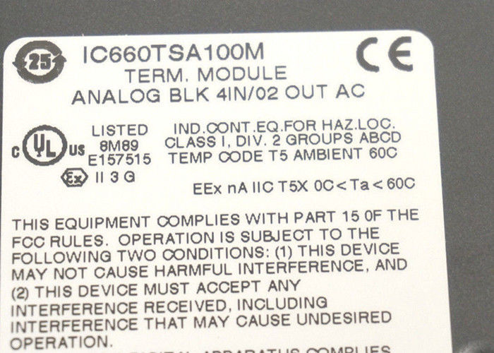 The GE Fanuc IC660TSA100 terminal assembly is the terminal assembly for an I/O block.