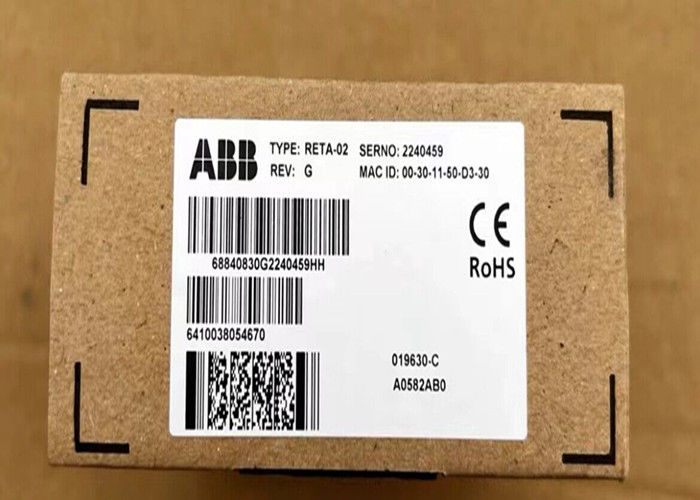 3ABD68840830 RETA-02 Ethernet PROFINET I/O Modbus/TCP Adapter for control purpose
